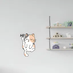 Myntra Elegant Homes White & Grey Animals Printed Wall Stickers-image-31