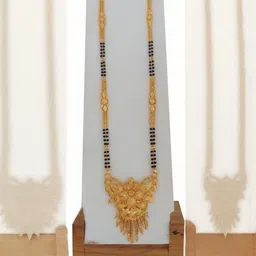 Ramdev Art Fashion Jwellery Brass Gold Plated Mangalsutra-image-16