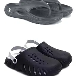 PENNEN Men Set Of 2 Clogs & Thong Flip-Flops-picture-10