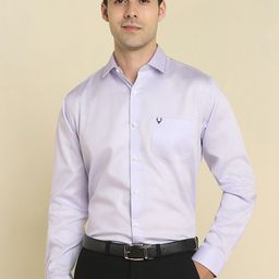Allen Solly Slim Fit Spread Collar Long Sleeves Pure Cotton Formal Shirt-picture-43