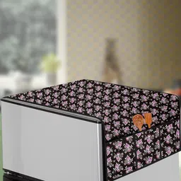 The Furnishing Tree Purple Printed Refrigerator Cover-image-40