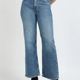 Calvin Klein Jeans Women Cotton Wide Leg Mid-Rise Jeans-image-43