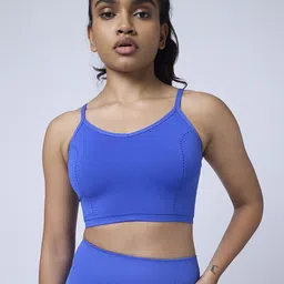 FEIERFull Coverage Removable Padding Seamless Workout Bra-image-9