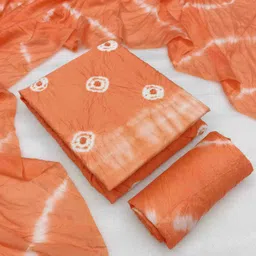 Blissta Bandhani Dyed Unstitched Dress Material-image-10
