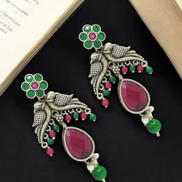 FEMMIBELLA Animal Shaped Drop Earrings-image-2