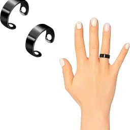 abc Sugar Control Ring (free Size) Control-BP, Plastic Ring with Magnet (2Peaces) Bp Monitor Adapter-image-0