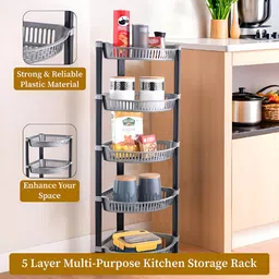 RUBOXA Silver-Toned Set of 1 Regular Multi-Utility Organisers image 2