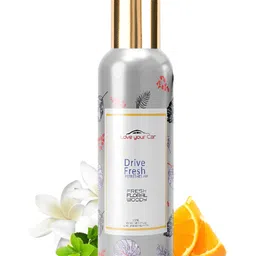 Love Your Car Grey & Yellow Fresh Floral Woody Long Lasting Air Freshener-picture-31