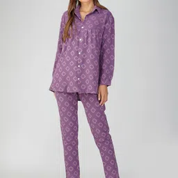 Bindigasm Printed Shirt With Trousers Co-Ords-image-56