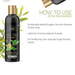 Desi Crew Set Of 2 Tea Tree Shampoo For Strengthining And Nourishing Formula - 100 ml Each image 4