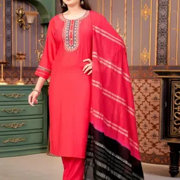 Muhuratam Girls Printed Kurta Set-picture-57
