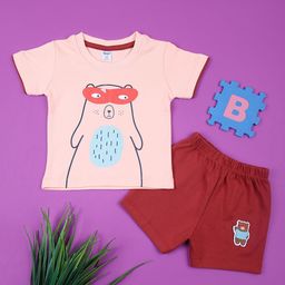 V-Mart Boys Printed T-shirt with Shorts-picture-29