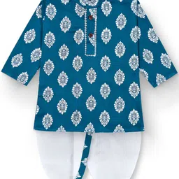 BAESD Boys Ethnic Motifs Printed Regular Kurta with Dhoti Pants-85
