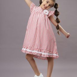 TeenTrums Striped Fit & Flare Dress-picture-34