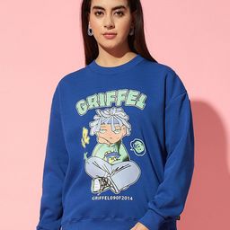 GRIFFEL Women Printed Sweatshirt-image-99