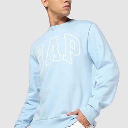 GAP Men Brand Logo Printed Cotton Pullover-image-62