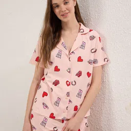 Trendyol WomenPrinted Night suit-image-8