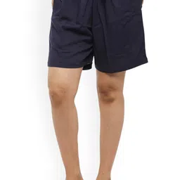 EASY 2 WEAR Women Relaxed Fit Low-Rise Shorts-image-55