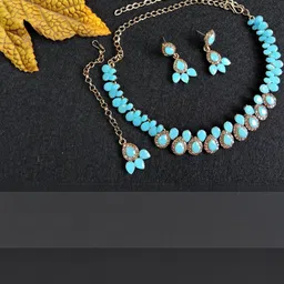 Anouk Gold-Plated Stone-Studded Jewellery Set-56