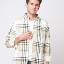 Mast & Harbour Men Relaxed Tartan Checks Checked Casual Shirt-image-56