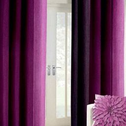 BELLA TRUE Purple 2 Pieces Black Out Window Curtains-image-79