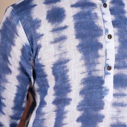 PulseIQ Men Multi Linen Kurta Sets image 4