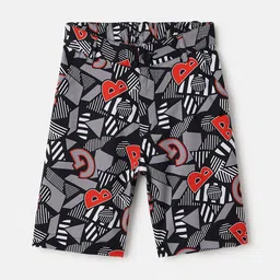 Blue Giraffe Boys Printed Shorts-image-93