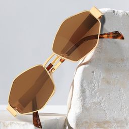 ROYALTAIL RT-SUNG-151Unisex Full Rim Style Gold-Toned Sunglasses with RT-SUNG-151-image-25