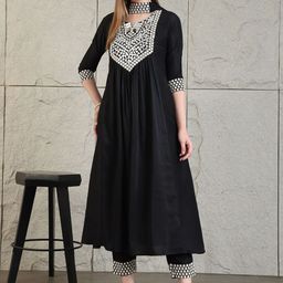 KALINI Women Black Kurta Sets-picture-40