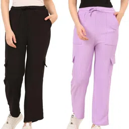 cubihexa Girls Mario Cargo Pants Pack of 2-picture-31
