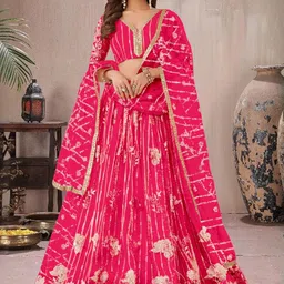 F Plus Fashion Multi Net Lehenga Choli-image-77