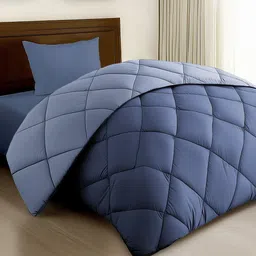 Story@home Lavender Colour Reversible 180 GSM Microfiber AC Room Single Bed Comforter-image-56
