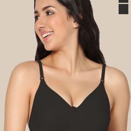 Eden Pack Of 2 Women Full Coverage Seamless T-shirt Bra-picture-18
