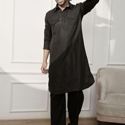 VASTRAMAY Men Regular Kurta with Palazzos-picture-30