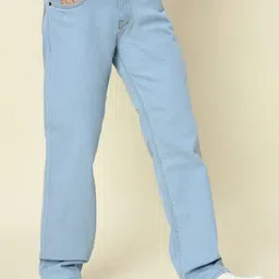 COMFITS Men Classic Regular Fit Mid-Rise Stretchable Baggy Jeans-picture-24