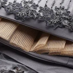 DIVASTRI Embellished Sequinned Semi-Stitched Lehenga & Unstitched Blouse With Dupatta image 2