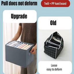 HOUSE OF QUIRK Grey Set of 3 Regular Drawer Organiser Organisers image 3
