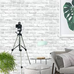 Asian royal White & Grey Printed Self-Adhesive Waterproof Wallpaper-image-51