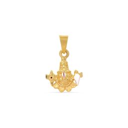 BHIMA 22K BIS Hallmark 916 Purity Shank Balaji Pendant-image-45