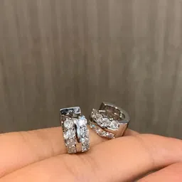 AKISON JEWELS Circular Half Hoop Earrings-image-86