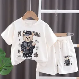 Googo Gaaga Boys Printed Top with Shorts-image-72