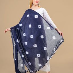 Karthav Fashion Bandhani Printed Pure Cotton Dupatta-image-103