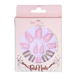 BEROMT Set Of 12 Salon Finish Press On Nail Tip With Application Kit - BFN348FN image 1