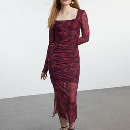 Trendyol Women Bodycon Midi Dress-picture-4