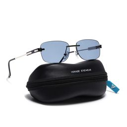Voyage Unisex Rimless Sunglasses with UV Protected Lens 4097MG7378-picture-26