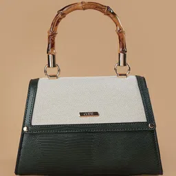 CODE by Lifestyle Women Colourblocked Structured Satchel Bag-25