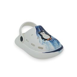 Lil Lollipop Unisex Kids Marble Look Penguin Applique Anti-Slip Clogs-image-7