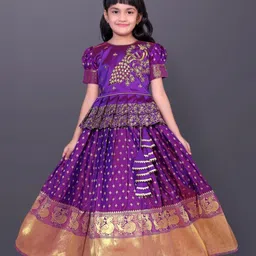 BAESD Girls Embellished Ready to Wear Lehenga &-image-40