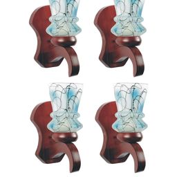 Somil Premium Designer Glass Wall / Night Lamp Elegant & Stylish Dcor Accent for Modern Interiors, color- Blue, White, Black, Size:- 19.5 X 24 X 28 CM-image-72