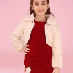CUTECUMBER Embellished Velvet Sheath Dress-48